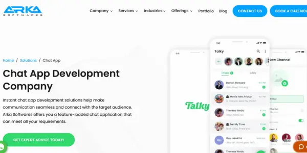 chat application development agency