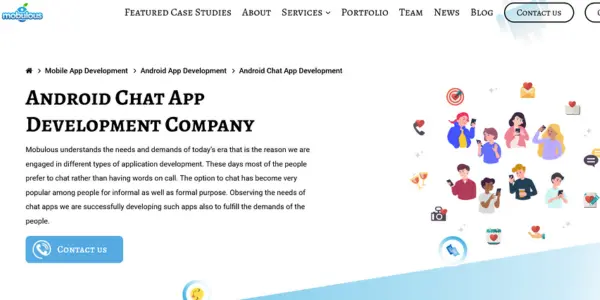 android messaging application developer