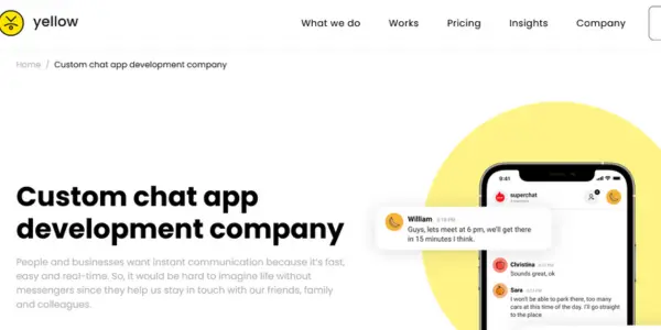 custom chat application service provider