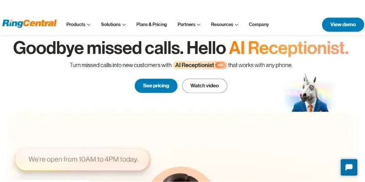 RingCentral Secure AI Front Desk Agent